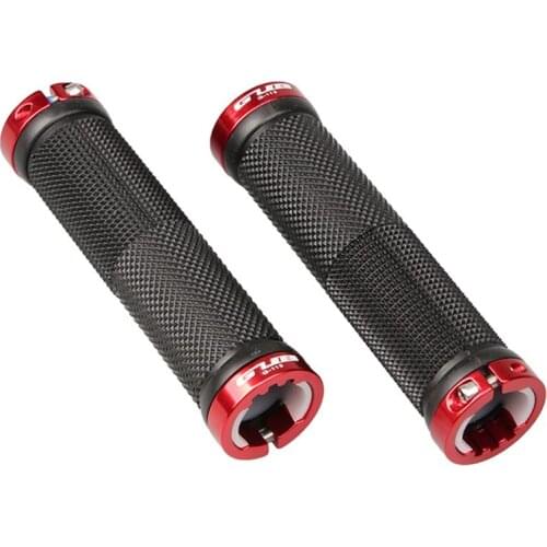 GUB 1 Pair MTB Road Cycling Lockable Handle Grip Anti slip Grips for Folding Bike Handlebar bicycle parts Alloy + Rubber