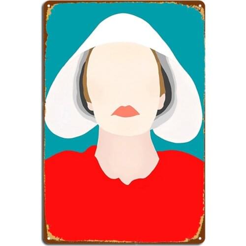 June / Offred - The Handmaids Tale Metal Signs Cinema Garage Home Printing Wall Plaque Tin sign Posters