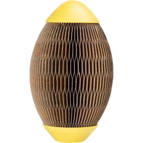 Cardboard Scratching Ball Catnip Pet Cat Toys Interactive Playing Scratcher Toy Drop Ship