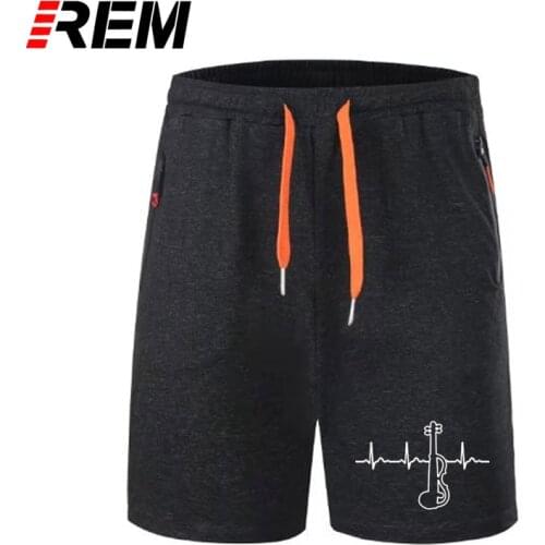 REM short pants Electric Violin Heartbeat Special Instrument Gift Cotton Short O-Neck Tops Summer Cool Funny panties