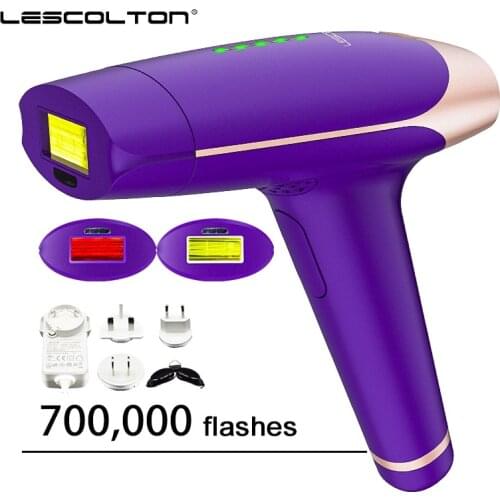 Lescolton IPL Permanent Laser EpilatorBikini Trimmer Laser Epilator Ladies Men Facial Underarms Hair Removal Beauty Appliances