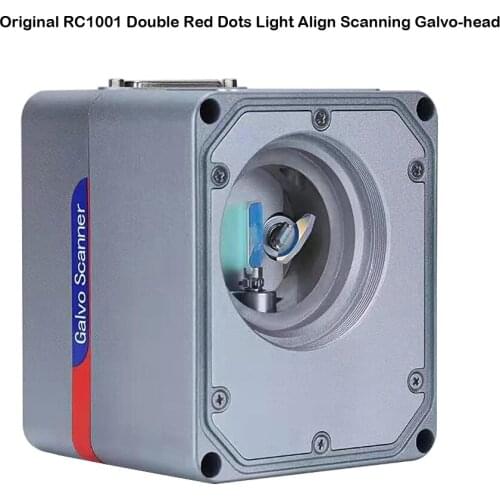 Original LY Galvo RC1001 Double Red Dots Light Align Scanning Galvo Head Set Kit 1064nm Galvanometer Scanner for CO2
