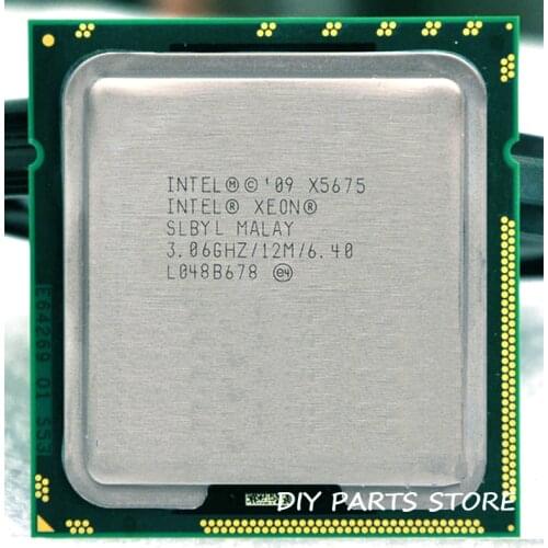 INTEL XONE X5675 SIX core 3.06MHZ LeveL2 12M WORK FOR lga 1366 montherboard