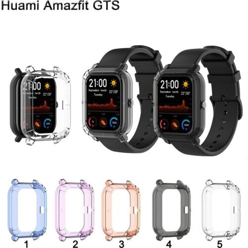 TPU Clear Casing Shell Protective Case Cover For Huami Amazfit GTS Smart Watch