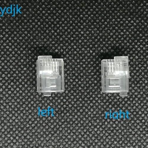 100PCS/lot RJ11 RJ12 Connector 6P6C Right buckle Left buckle Cable Plug Crystal head for Telephone DIY EV3 NXT