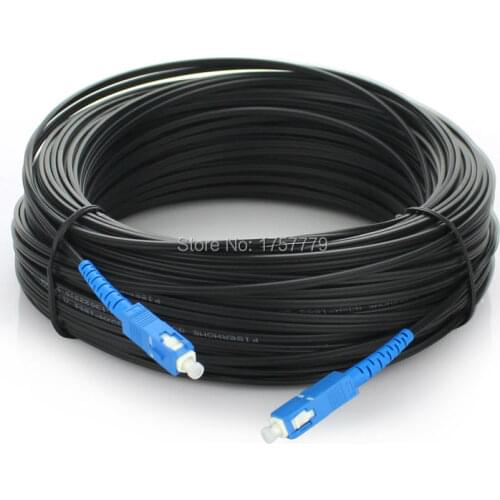 160M FTTH Fiber Optic Drop Cable Patch Cord SC to SC SM Single Core SC-SC 160 Meters Jumper