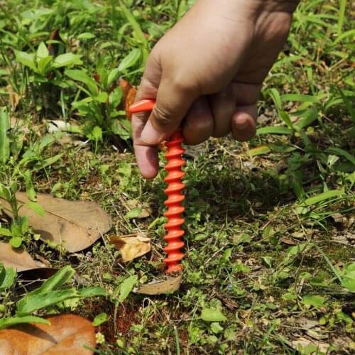 35pcs/lot 14.5m High-strength Plastic Nylon Awning Tarp Stake Outdoor Camping Tent Nail Pegs Tent Accessories Nature Hike