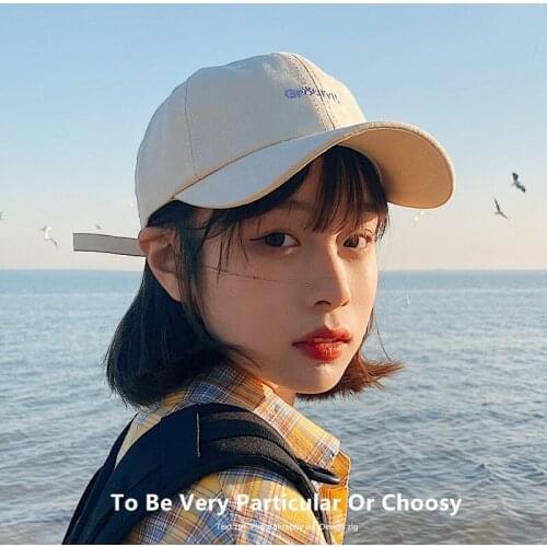 Hip Hop Baseball Caps Colorful Summer Letter Adjustable Hats For Women Korean Embroidery Cotton Fitted Caps Streetwear