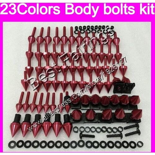 Fairing bolts full screw kit For HONDA VTR1000F SuperHawk VTR 1000 F 1000F 97 98 99 00 01 02 03 04 05 Complete Body screws Nuts