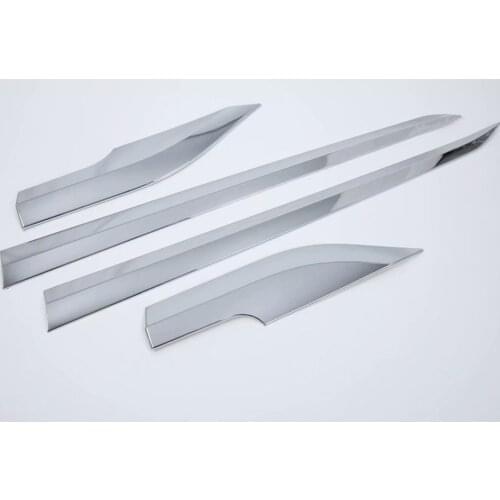 For Toyota C-HR CHR 2016 2017 Car Side Door Body Trim ABS Chrome Accessories 4P Auto Accessory Perfect Replacement