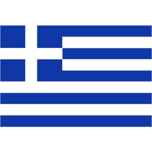 Greece Greek Flag Sticker Hellenic Hellas PVC Decal Sunscreen Waterproof JDM Bump Car Sticker 10cmX7cm
