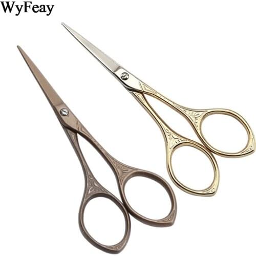 Innovative Zakka Groceries Retro Scissors Titanize Handicraft Antique Stainless Steel Home Tool Scrap embroidery Sewing Scissors
