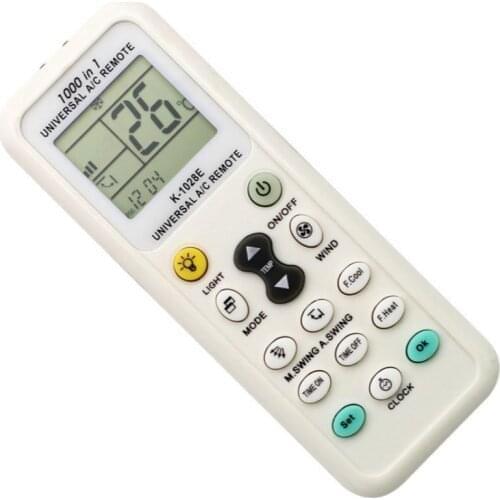 Kuulee K-1028E Remote Controller Universal A/C Remote Control LCD Air Condition Controller Low Power Consumption