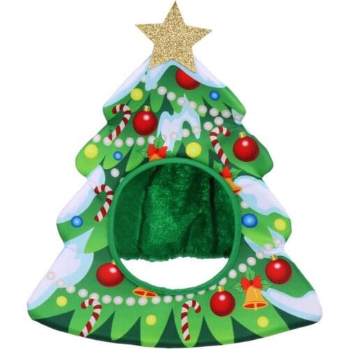 New Christmas Decorations Cosplay Holiday Party Dance Performance Props Headgear Christmas Hat Festival New Year Headwear