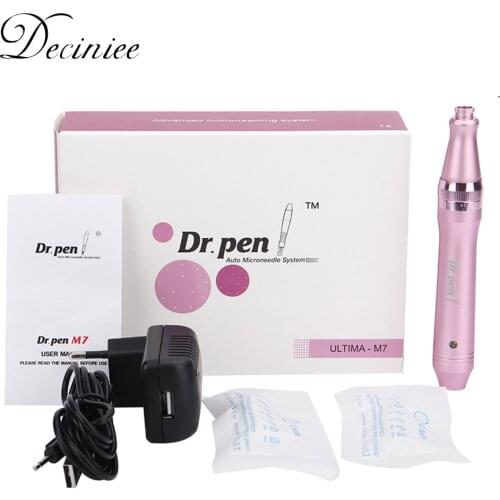 Dr Pen M7 Professional Microneedling Pen Wired Electric Skin Repair Tool for Face Wrinkles Scars Stretch Marks Facial Derma Pen