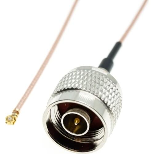 IPX IPEX UFL U.FL to N Male Plug Straight connector RF RG178 Cable Pigtail Coaxial Mini PCI WIFI WLAN