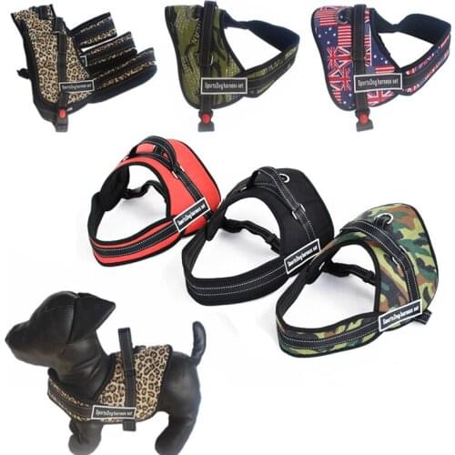 Pet Dog Harness Collar Adjustable Dog Harness Nylon Vest Harness for Small Medium Large Dogs Puppy Collar Pet Dog Chest Strap
