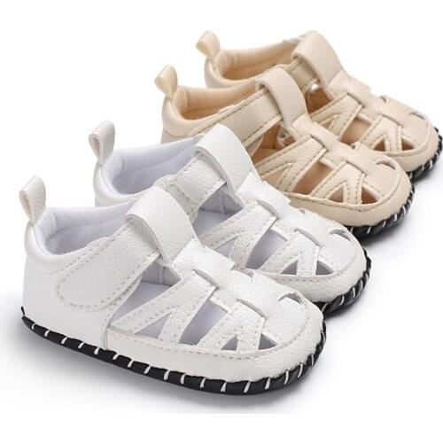 PU Boy Sandals for Boys Baby Shoes Summer Breathable PU Baby Boy Sandals Fashion Beach Sandals Baby Girl Shoes