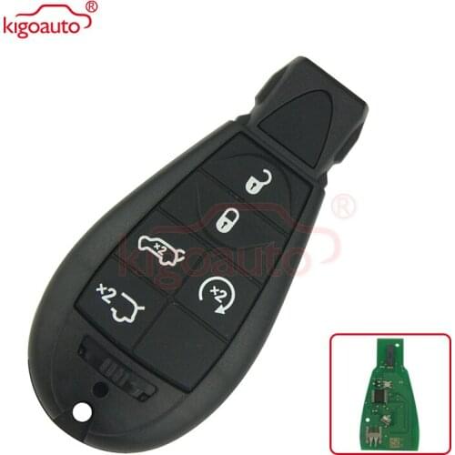 Kigoauto smart remote Fobik key Europe Model 434mhz 5 button for Chrysler Jeep Dodge car key