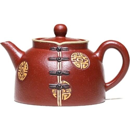 Yixing Purple Clay Pot Famous Handmade Raw Ore Dahongpao Tang Suit Teapot Tea Set Chinese Tea Set Household Teapot