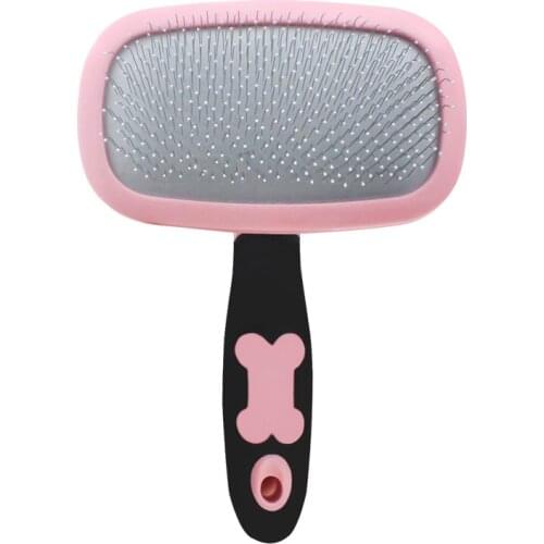 Cat Pin Comb For Small Dogs Stainless Steel Massage Comb Removes Loose Hair Grooming Comb Promote Circulation Clean Fluffy Hair