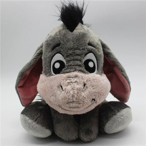 1piece 28cm cartoon Gray Eeyore Donkey Stuff Animal Soft Plush Toy Doll Birthday Children & Gril friend Gifts