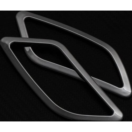 2pcs/set ABS Chrome Trim air conditioning decoration For Nissan Qashqai 2011 2012 2013 2014