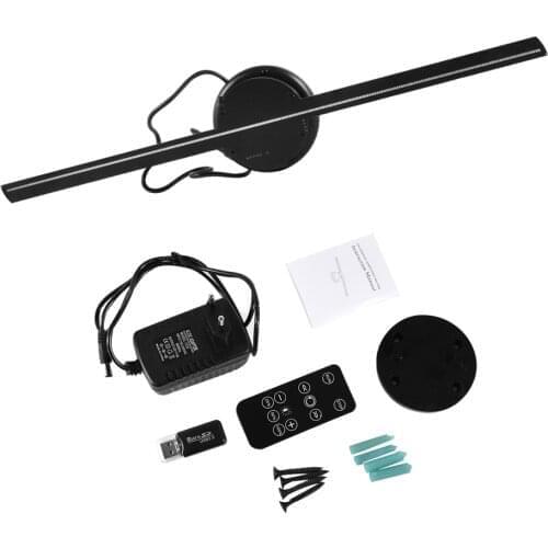 3D fan Hologram Projector Advertising Display LED Fan Holographic Imaging lamp Wifi 3D Remote Advertising logo Light Decoration