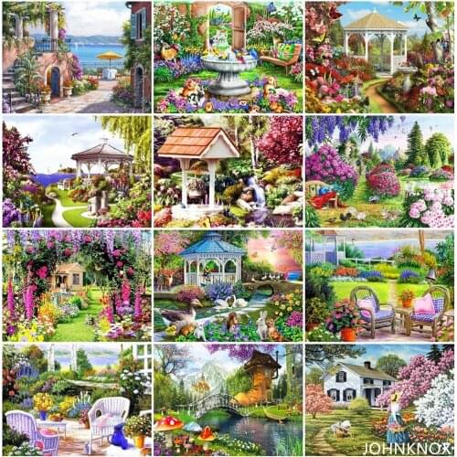 Diamond Painting House Landscape 5D Diy Diamond Embroidery Full Round& Square Drill Diamond Mosaic Cross Stitch Home Decor