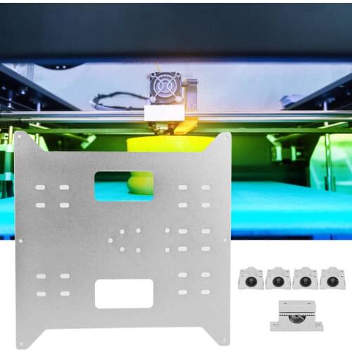 220mm Aluminum Hot Bed Support Plate For Wanhao Duplicator I3 Y Alxe Upgrade Part With SC8UU Slider With Small Size