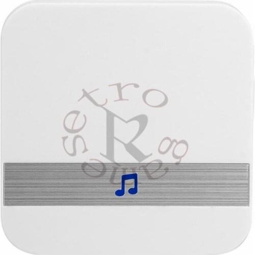 V5 B10 AC 90V-250V 52 Chimes 110dB Wireless Doorbell Receiver Ding Dong Wifi Doorbell Camera Low Power Consumption Home Door