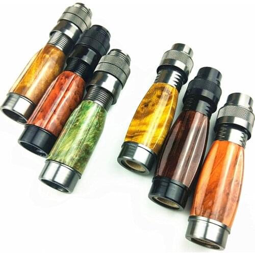 Burl wood reel seat fishing rod reel seat - Fishing Rod building DIY fishing rod Repair reel sea Heavy r