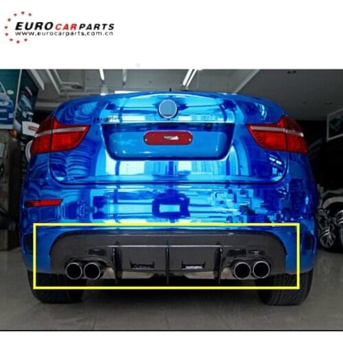 X6 diffuser fit for X6 series E71 X6M rear diffuser carbon fiber material ARKYM style x6 e71 rear diffuser