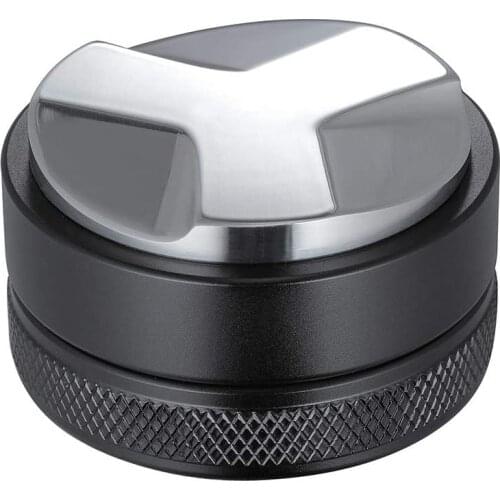 Espresso 304 Stainless Steel 51mm/58mm Coffee Distributor Leveler Tool Macaron Coffee Tamper with Three Angled Slopes
