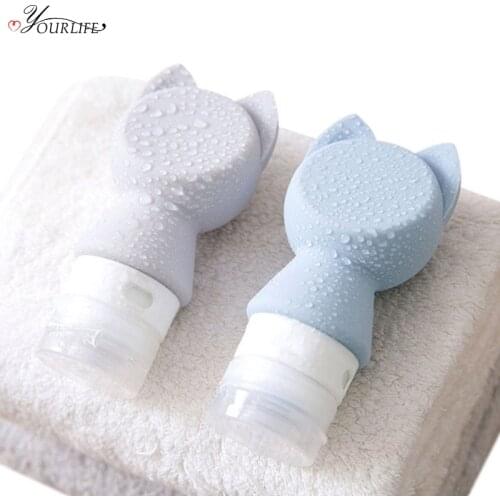 OYOURLIFE Cartoon Mini Travel Packing Bottle For Shampoo Shower Gel Silicone Squeeze Tube Containers Portable Soap Dispensers