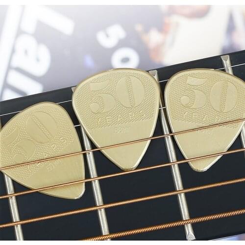 Dunlop Guitar Picks 50th Anniversary Bass Mediator Acoustic Electric Classic Guitar Parts Accessories Nylon Grip Guitar Picks