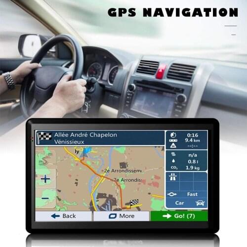 Car Truck GPS Navigation 7in 256M RAM 8GB USB Support Russia EU Norht South America Asia Africa AU NZ Middle East Maps