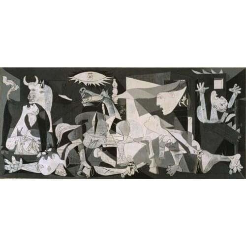 Oil Painting Reproduction on Linen canvas,Guernica, 1937,Museam Quality,Fast Free ship,100%handmade