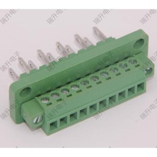 Free shipping Through wall Plug terminal block 2EDGWB-3.81 2EDGWB 3.81 16Pin / 18Pin / 20pin 5sets/lot