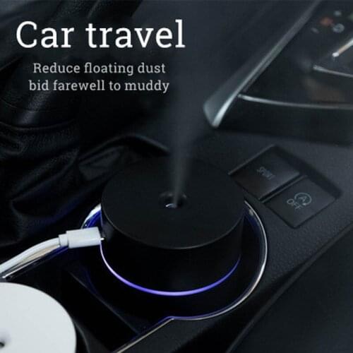 300ML USB Auto Mini Humidifier Desktop Mute Car Office Moisturizing Mute Nano Fine Large Capacity Car Air Humidifier