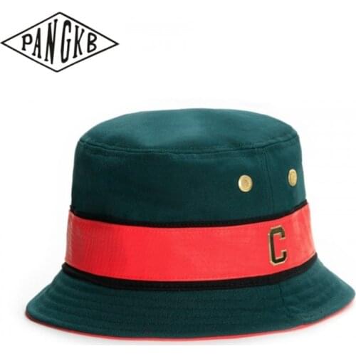 PANGKB GLD LUIGI Bucket Hat for men women bucket cap fashion metal C bob hat hip hop gorros fishing fisherman hat