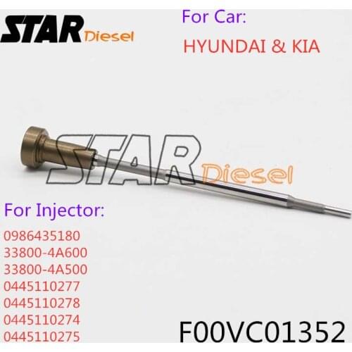 Common Rail Fuel Injector Control Valve F00VC01352 Auto Parts F 00V C01 352 For HYUNDAIKIA 0986435180 33800-4A500 33800-4A600