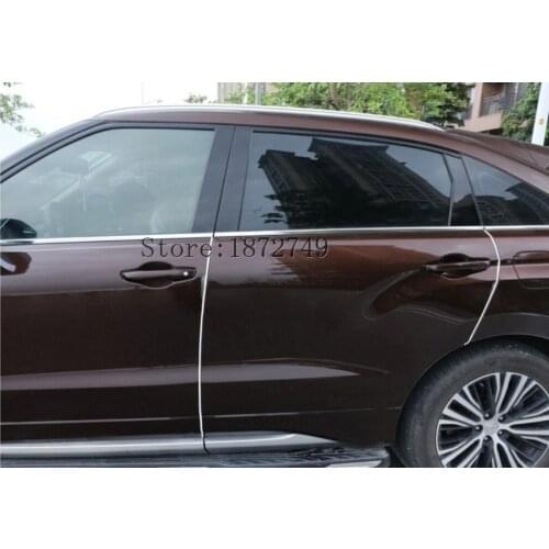 Rubber Car Front Rear Door Seal Strip Soundproof Door Sealing Edge Trim Sticker Fit For Honda URV UR-V 2017 2018 2019