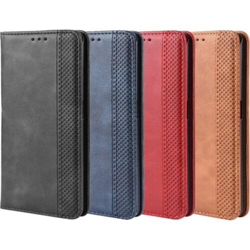 For Samsung Galaxy A90 5G Luxury Flip PU Leather Wallet Magnetic Adsorption Case For Samsung A90 5G A908F SM-A908F Phone Bags