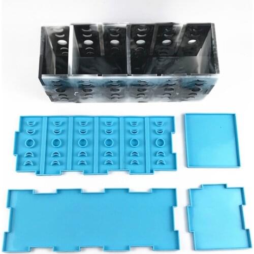 DIY Epoxy Resin Mold Snacks Toys Tools Socks Storage Box Mould Container Organizer Crafts Clay Adults