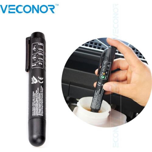 Brake Fluid Liquid Tester Oil Check Testing Pen with 5 LED Indicator Display Accurate Digital Tester Automotive Testing Tools