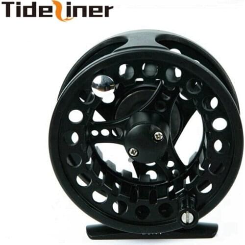 Tideliner fly fishing reel Aluminium line capacity 0.35mm/200m Fake Bait fly wheel 1:1 fishing tackle outer diameter 85mm