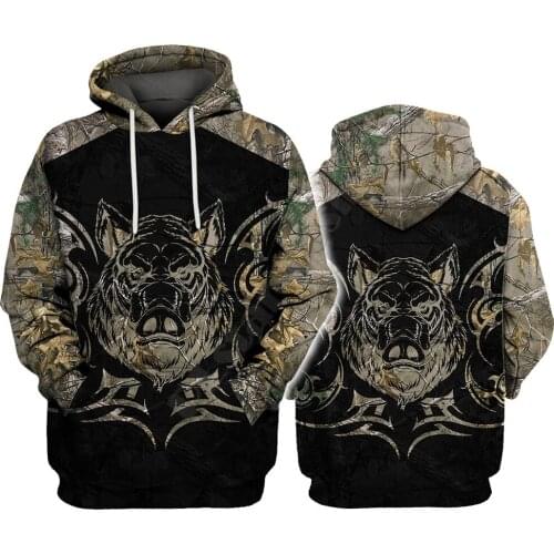Boar Hunter 3D Hoodies Printed Pullover Men For Women Funny Sweatshirts Animal Hoodies Drop Shipping