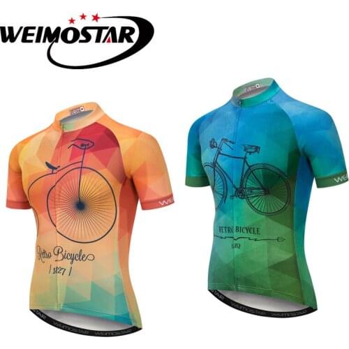 Weimostar short sleeve bike clothes/ team Outdoor Summer compression cycling shirts Bike ciclismo/popular bicycle jersey top