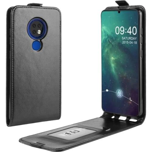 UP Down Leather Case For Nokia 6.2 / 5.1 / 4.2 / 3.2 / 3.1 Plus Phone Bag Vertical Flip Leather Cover Cases Card Slot Holster